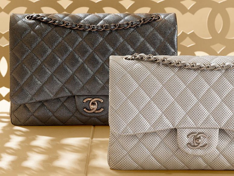 Chanel Metallic Classic Flap Bags