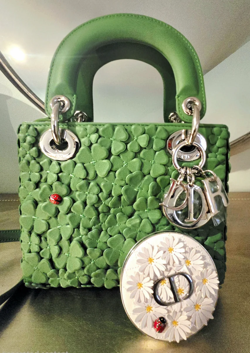 JA dior clover Lady Dior mini