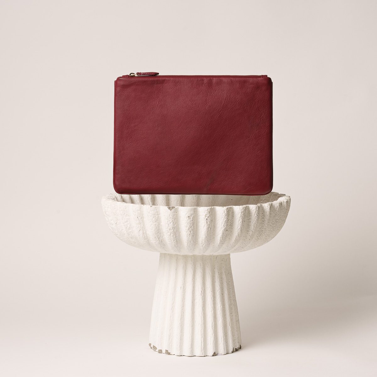 M+V Pouch Large Burgundy