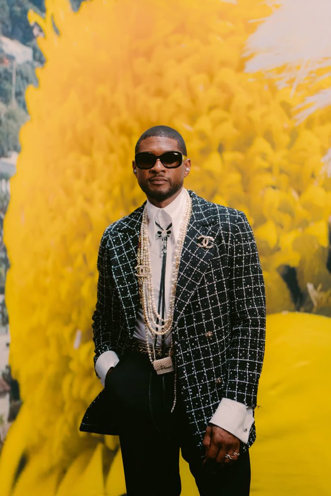 Usher Wears Chanel