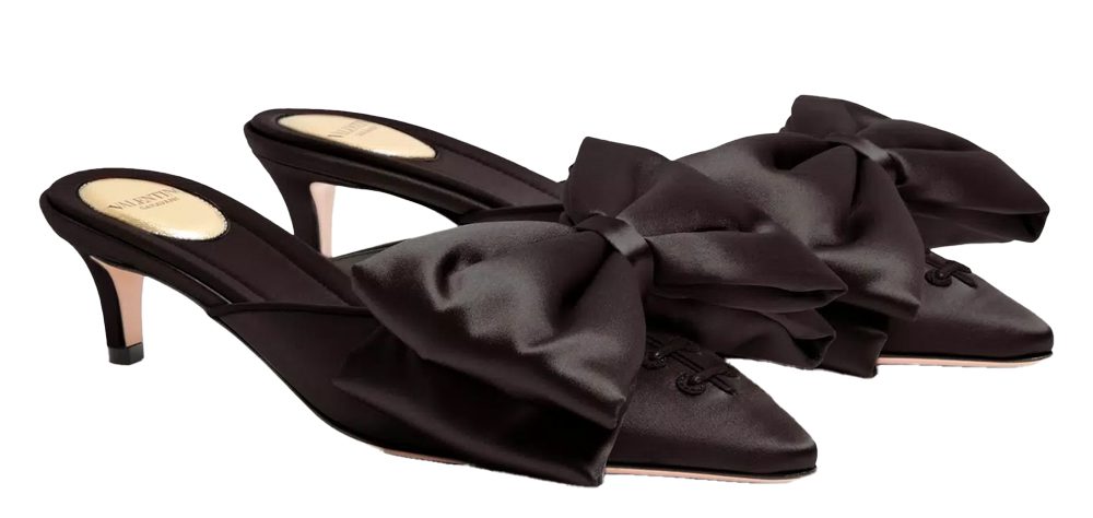 Valentino Yolande Satin Mules Valentino Yolande Satin Mules