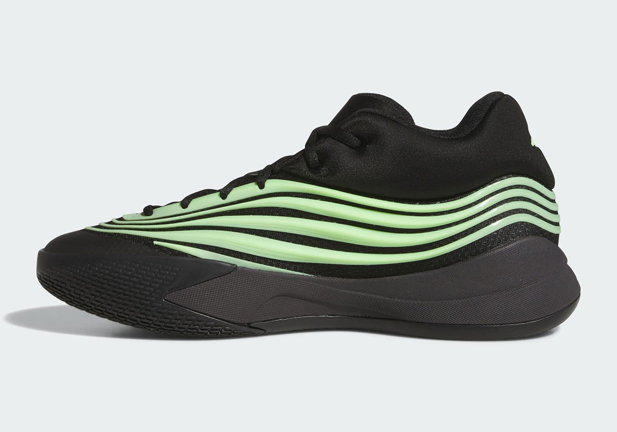 Adidas Dame X Black Lime Ki1624 5