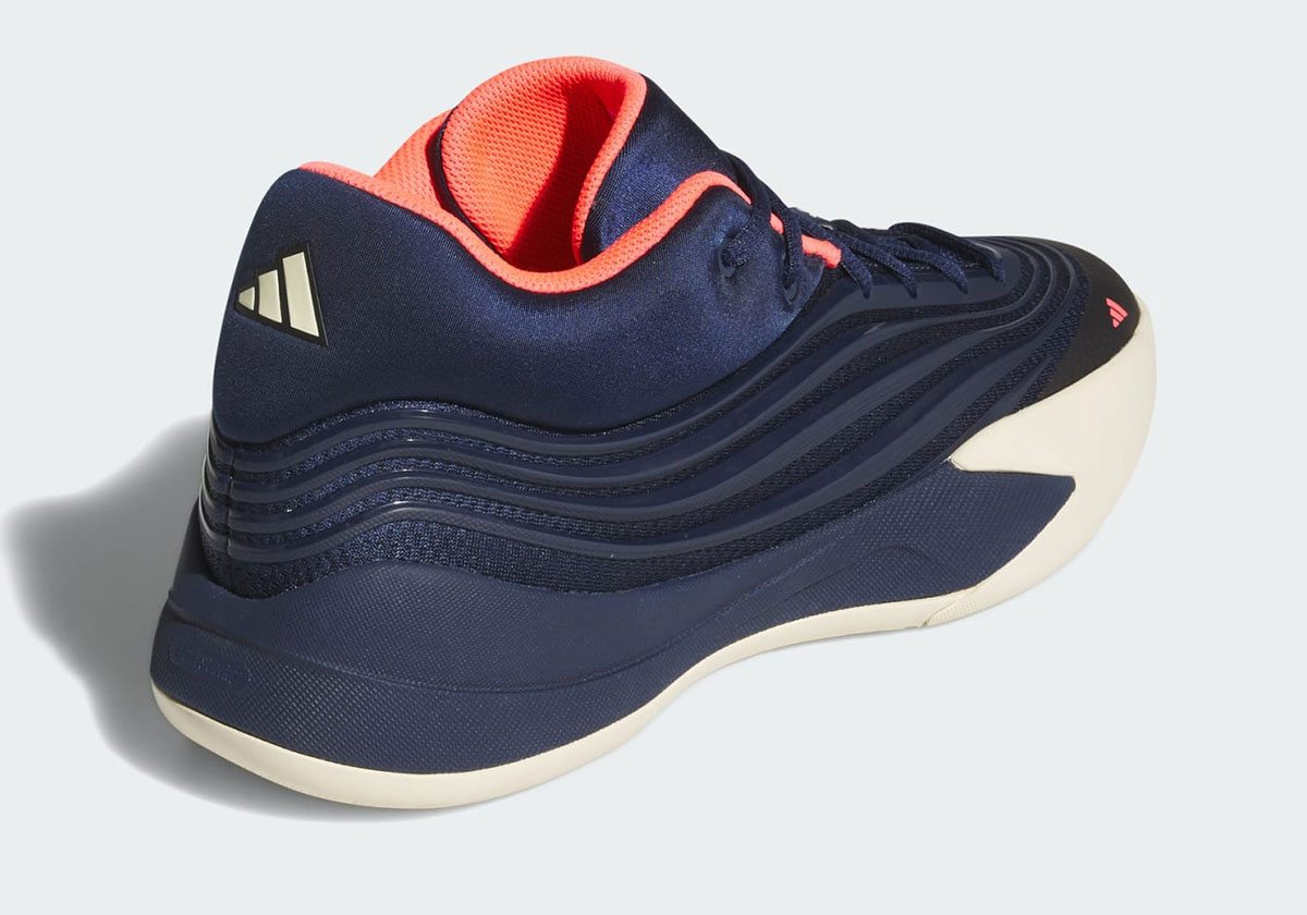 Adidas Dame X Navy Solar Red Ki1621 1