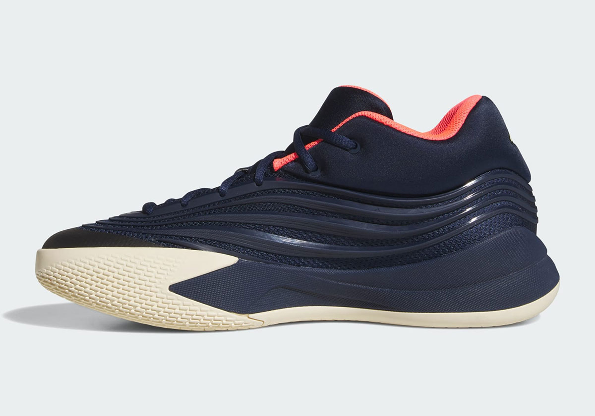 Adidas Dame X Navy Solar Red Ki1621 4