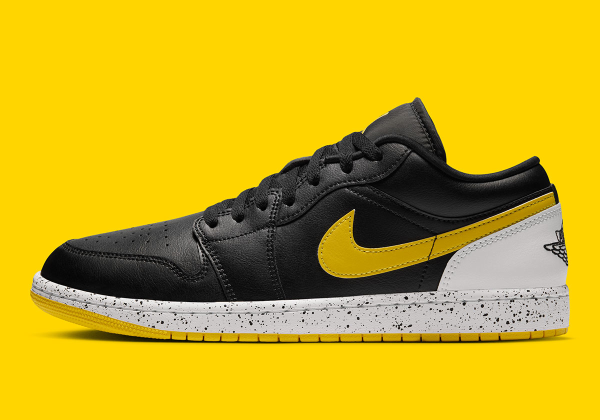 Air Jordan 1 Low Black White Tour Yellow Ix3529 010 1