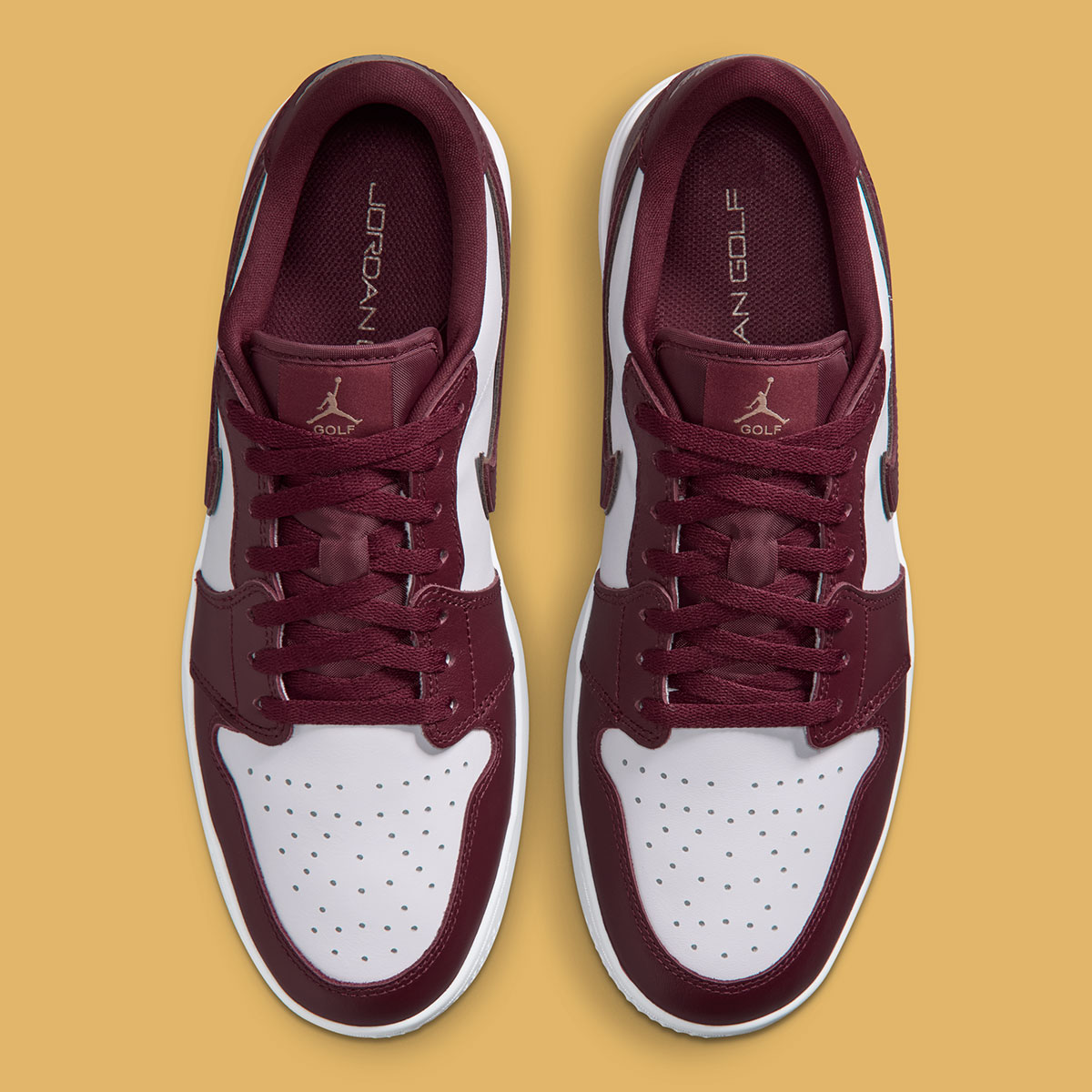 Air Jordan 1 Low Golf Spike Dark Team Red Khaki Iq3417 601 4