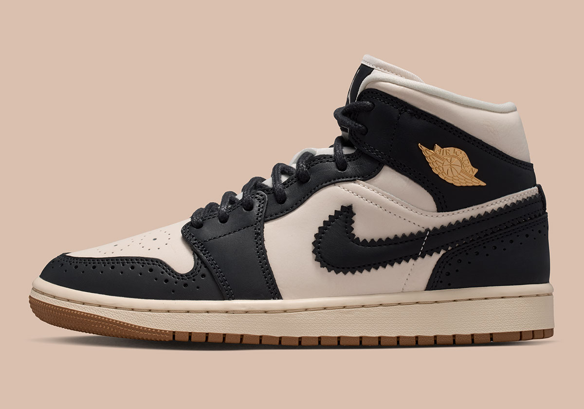 Air Jordan 1 Mid Off Noir Chalk Pearl White Io0760 001 2