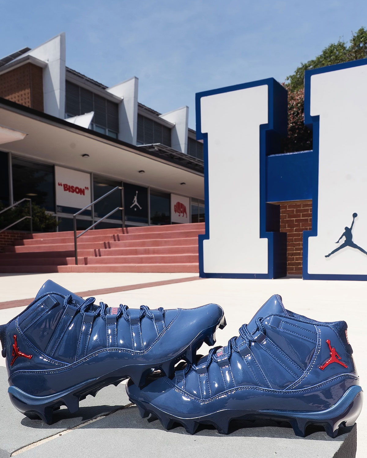 Howard University Air Jordan 11 Td Football Cleats Pe 3