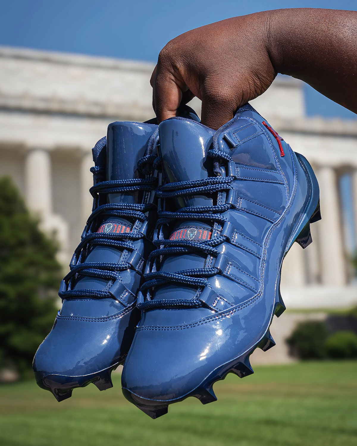 Howard University Air Jordan 11 Td Football Cleats Pe 5