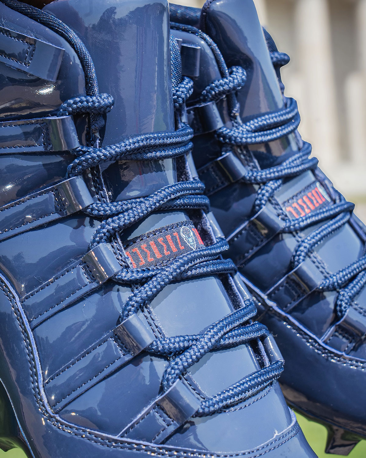 Howard University Air Jordan 11 Td Football Cleats Pe 7