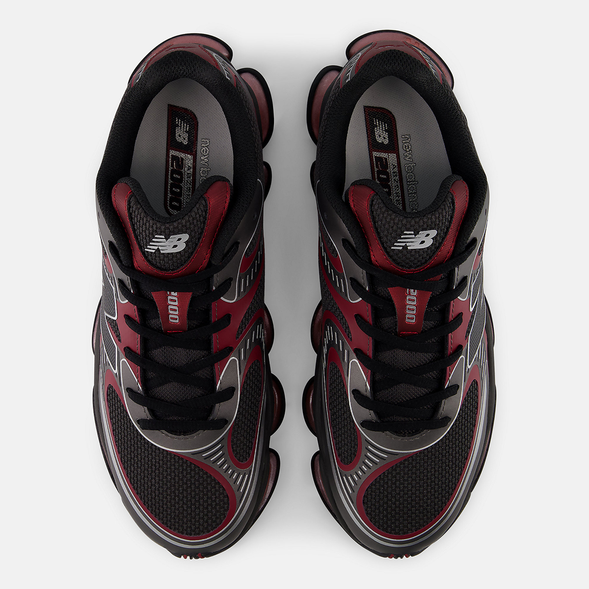 New Balance Abzorb 2000 Black Cement Podium Red U20001vd 1