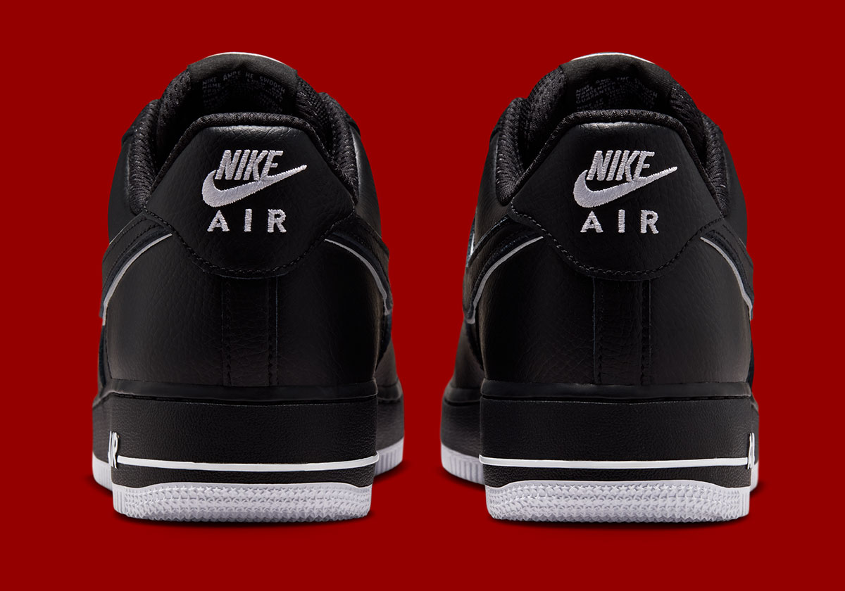 Nike Air Force 1 Low Black White Iv6027 001 7
