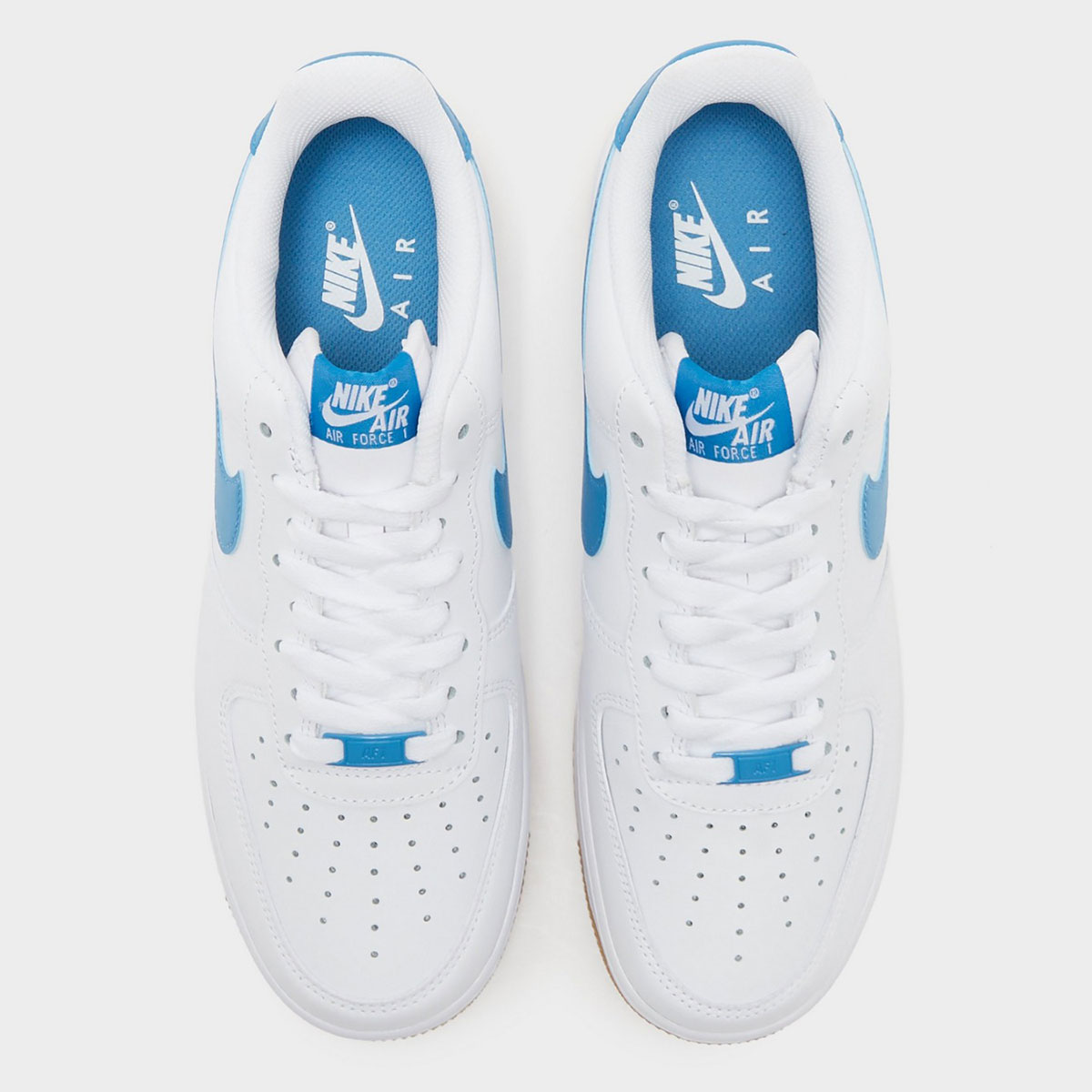 Nike Air Force 1 Low White Aurora Blue Gum Light Brown Fj4146 135 1