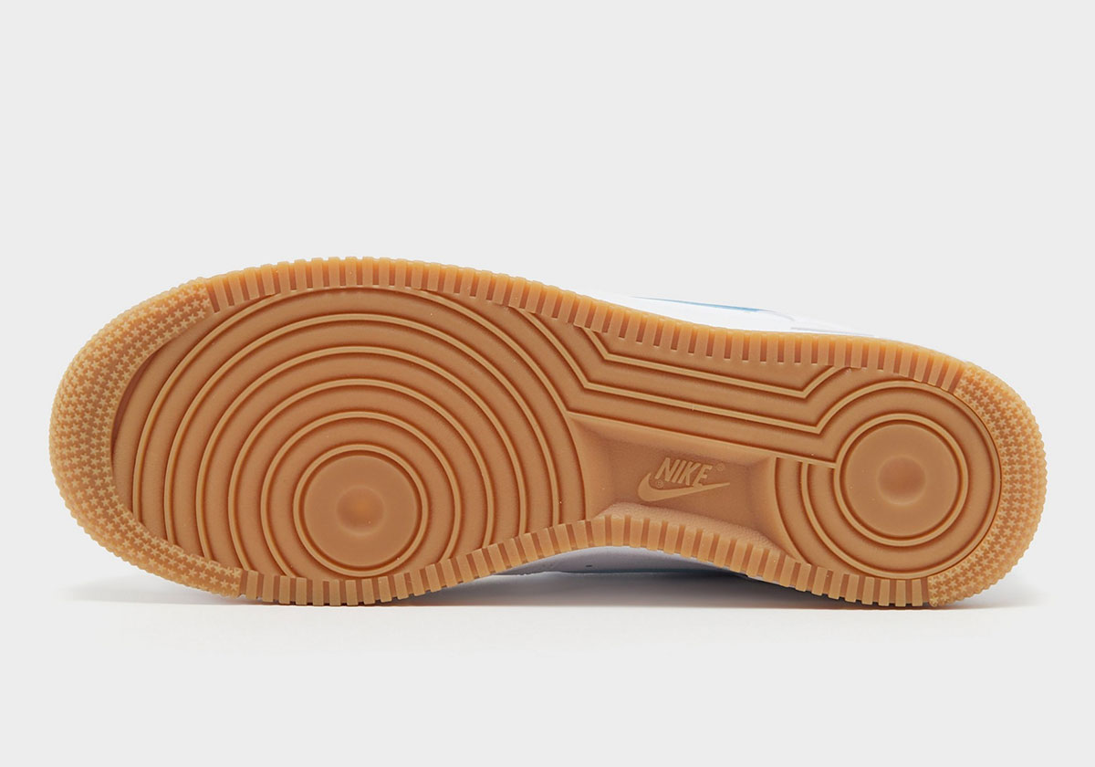 Nike Air Force 1 Low White Aurora Blue Gum Light Brown Fj4146 135 2