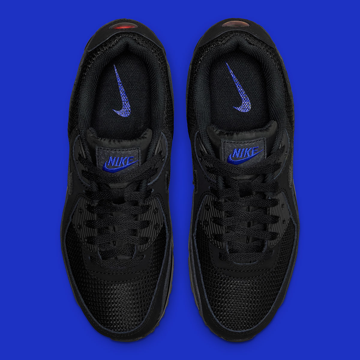 Nike Air Max 90 Black Dark Smoke Grey Old Royal Iv4454 010 4