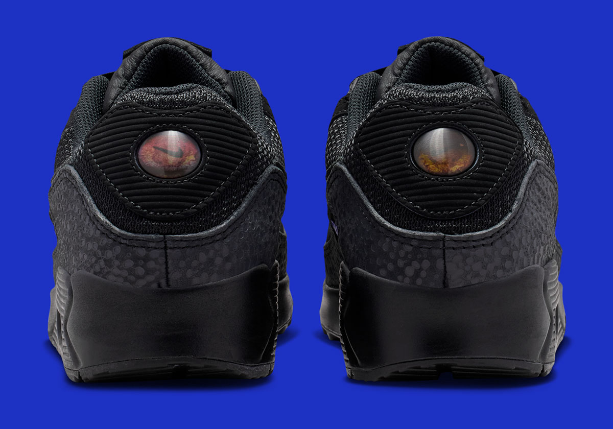 Nike Air Max 90 Black Dark Smoke Grey Old Royal Iv4454 010 6