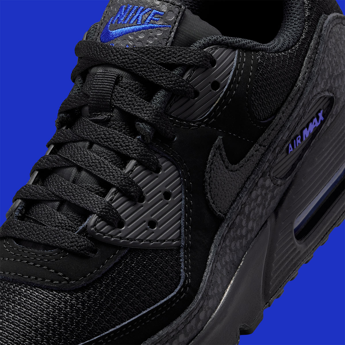 Nike Air Max 90 Black Dark Smoke Grey Old Royal Iv4454 010 7