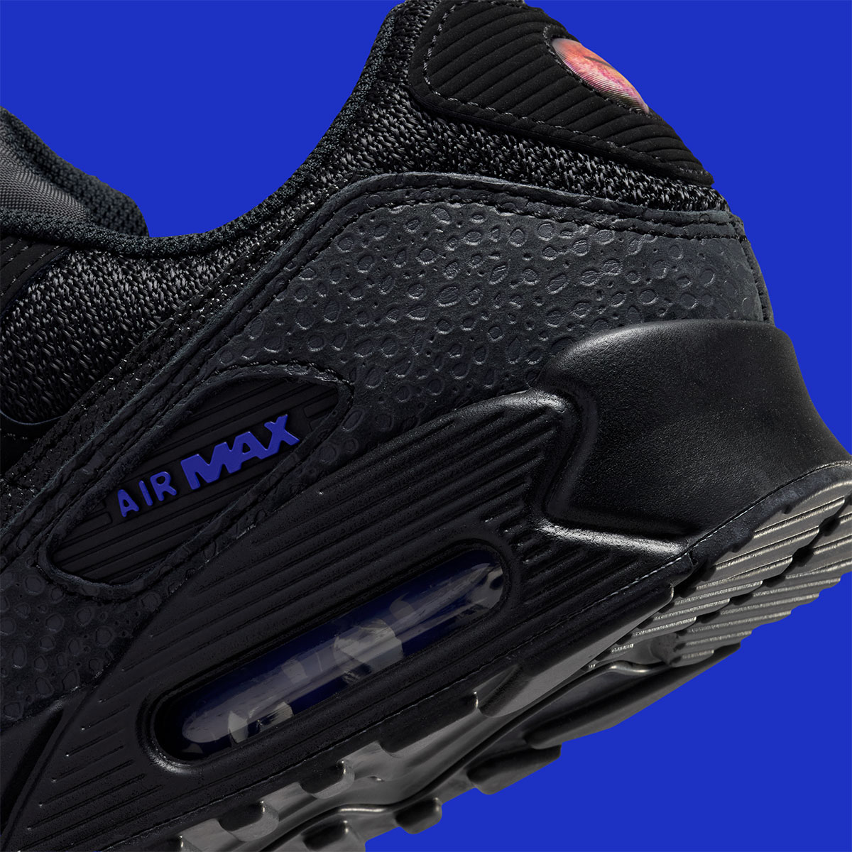 Nike Air Max 90 Black Dark Smoke Grey Old Royal Iv4454 010 8