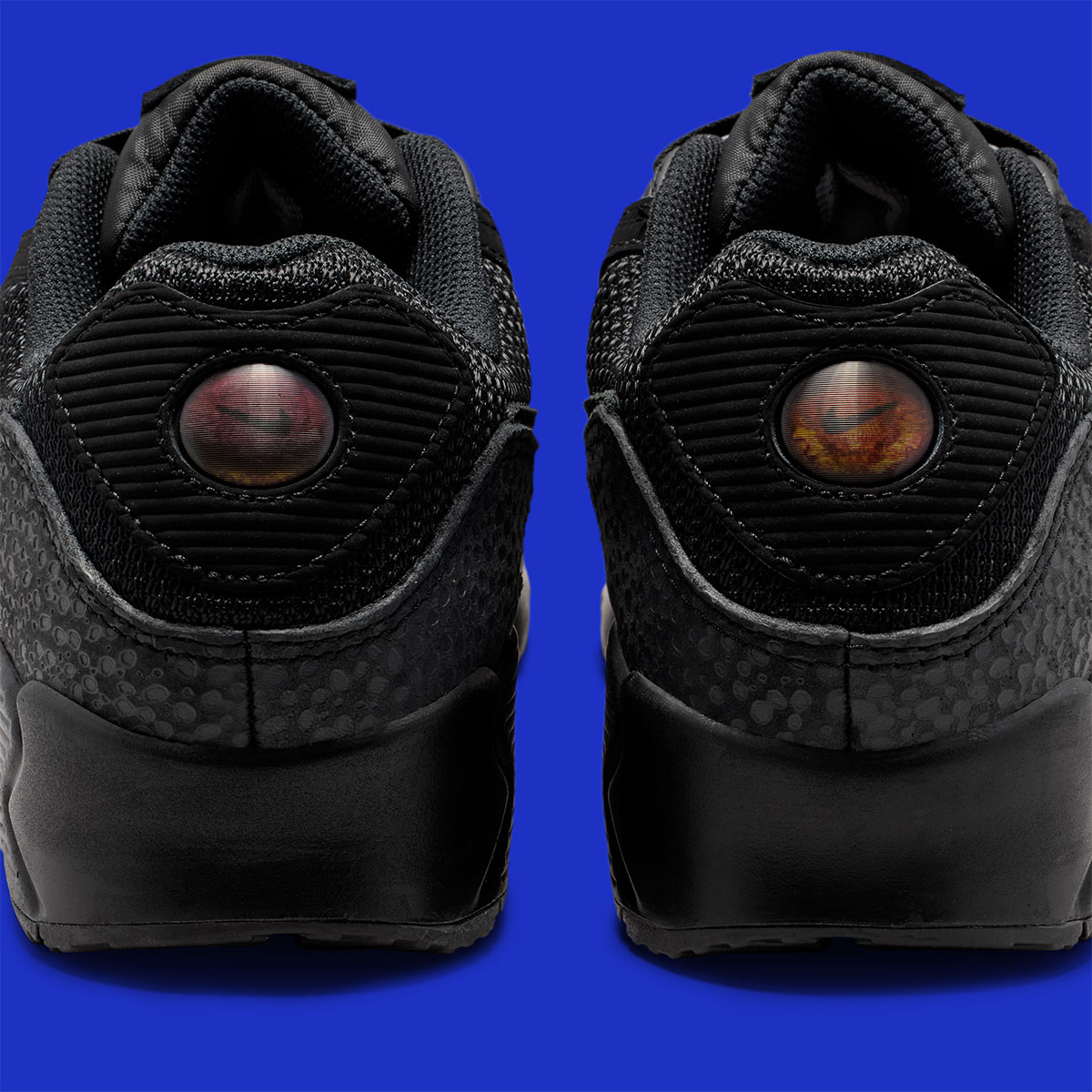 Nike Air Max 90 Black Dark Smoke Grey Old Royal Iv4454 010 9