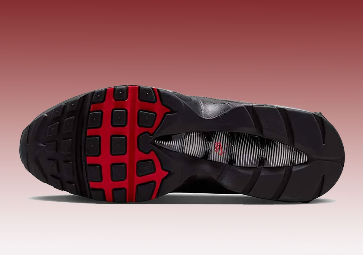 Nike Air Max 95 Big Bubble Tech Black Tough Red Metallic Silver University Red Ih7853 005 4