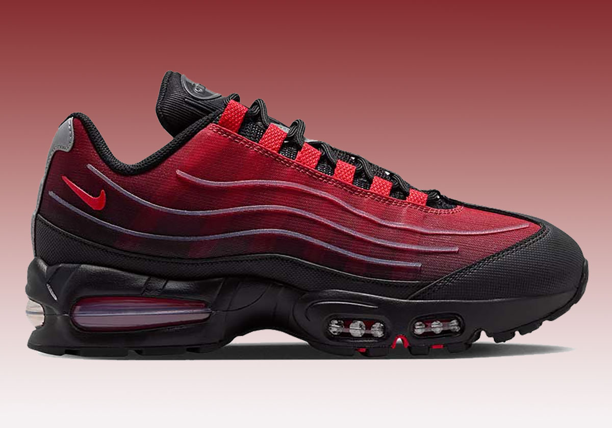 Nike Air Max 95 Big Bubble Tech Black Tough Red Metallic Silver University Red Ih7853 005 7