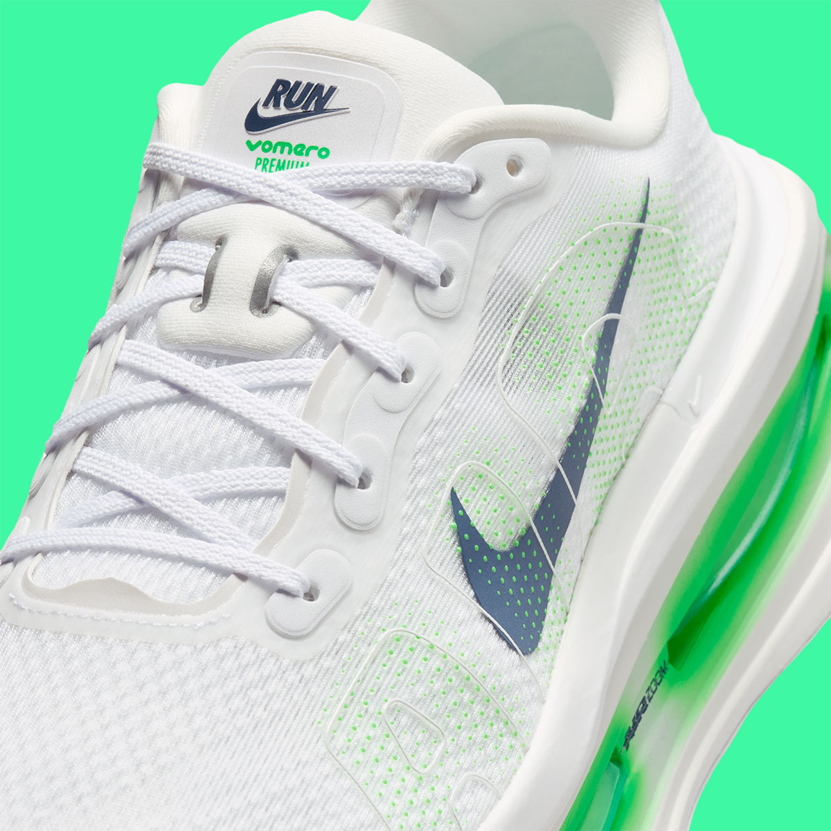 Nike Vomero Premium White Green Spark Midnight Navy Hq2050 102 8