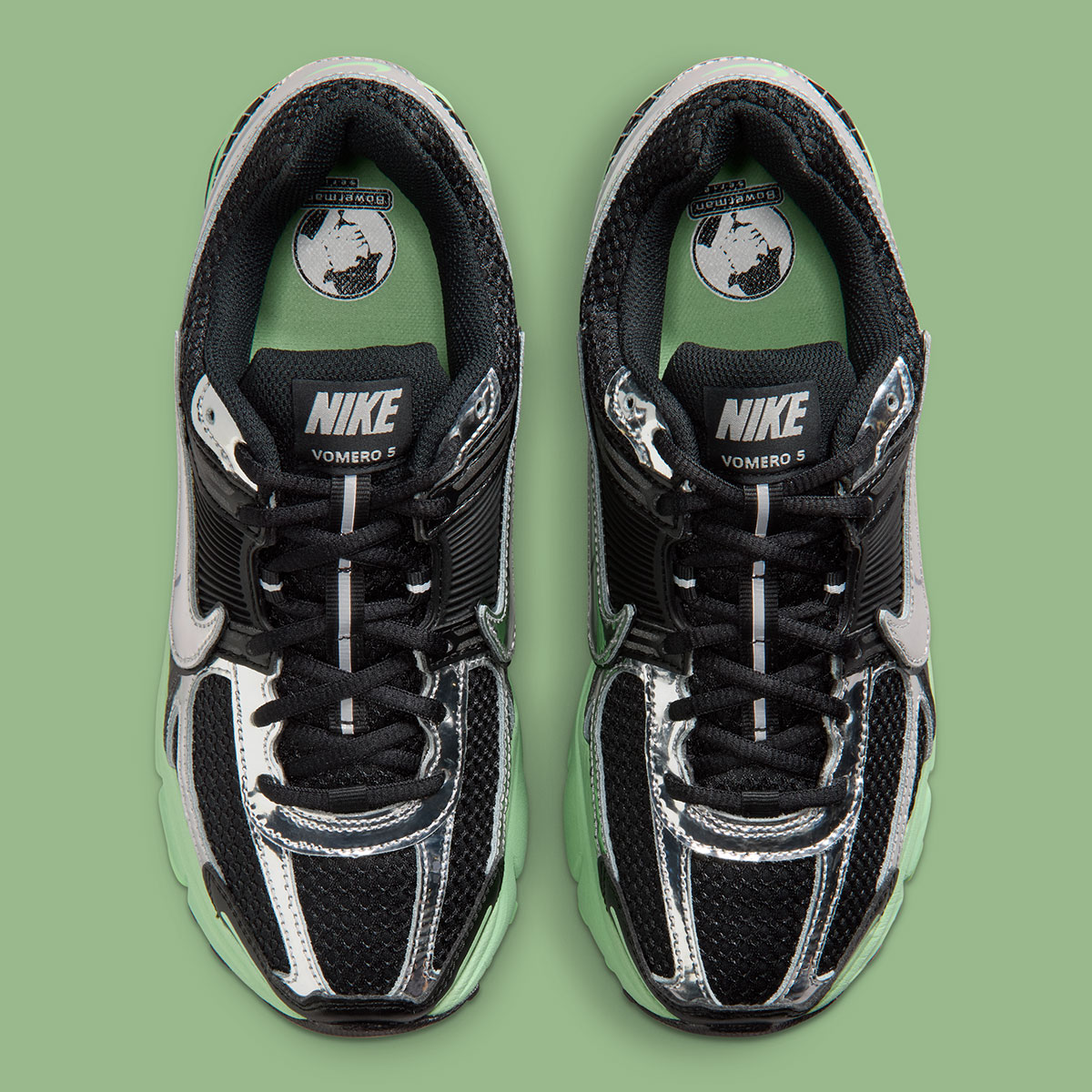 Nike Zoom Vomero 5 Black Cucumber Calm Illusion Green Metallic Silver Iv4311 001 5