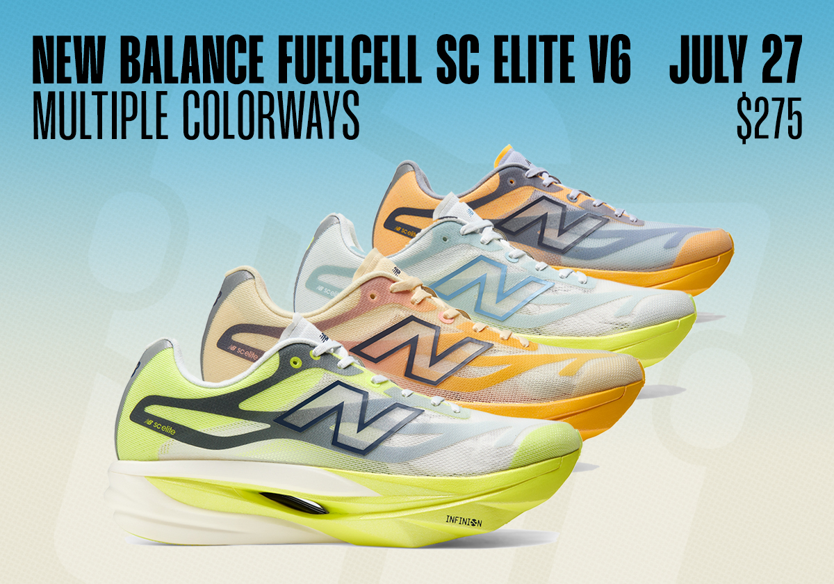 Sneaker Releases July 26 August 1 2026 New Balance Fuelcell Sc Elite V6
