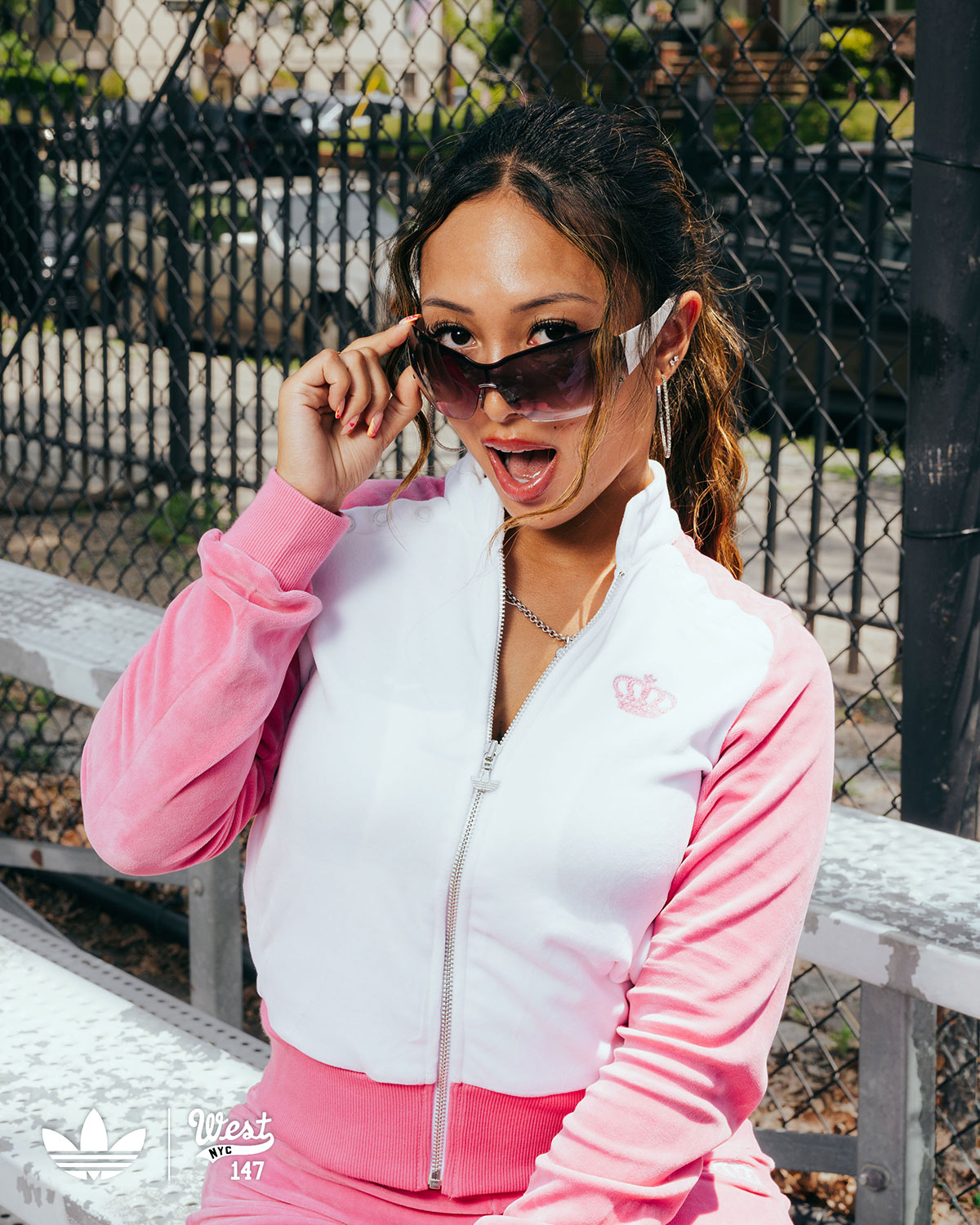 West Nyc Adidas Rod Laver Pink 2