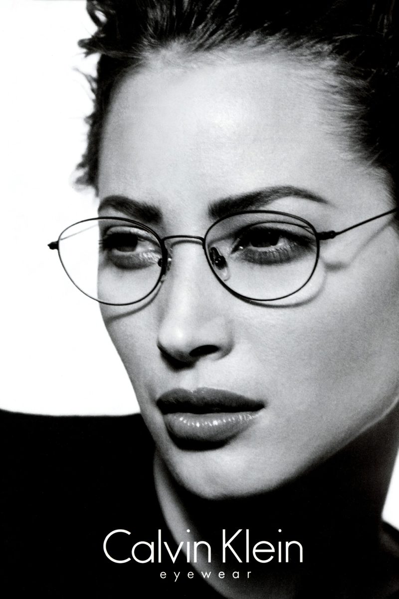 CHRISTY TURLINGTON CALVIN KLEIN EYEWEAR FW 1995