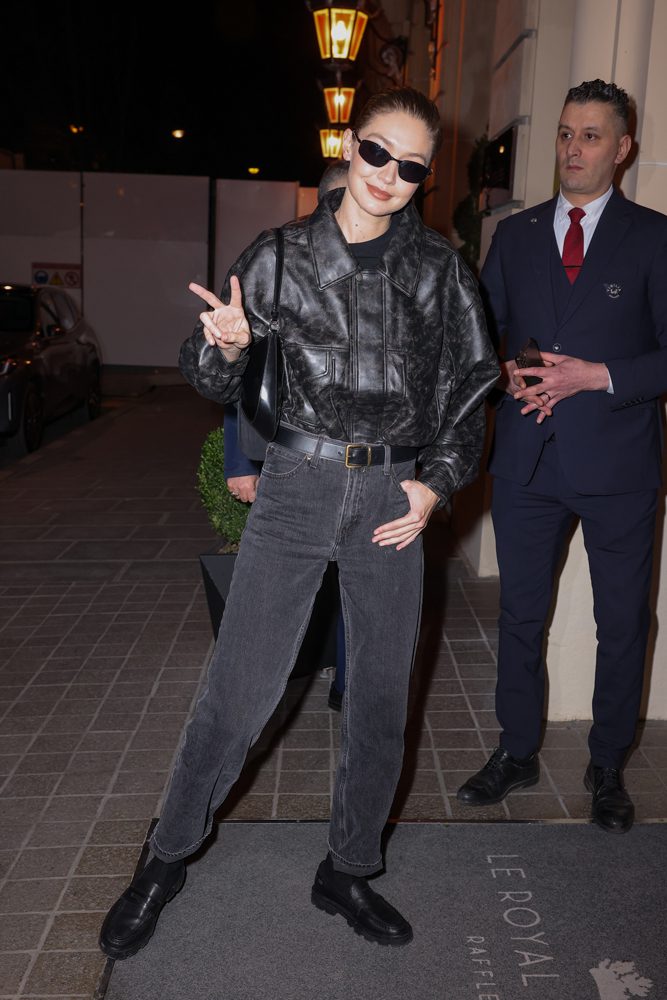 The Many Bags of Gigi Hadid, Part II 8 Gigi Hadid Prada Cleo Black