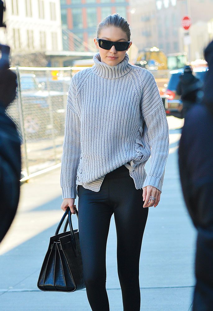 Gigi Hadid Saint Laurent Sac de Jour Bag 1 Gigi Hadid Saint Laurent Sac de Jour Bag 1