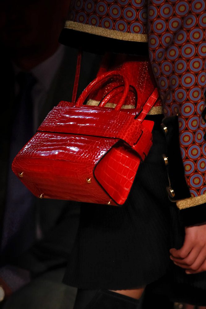 Givenchy Red Croc Horizon Bag