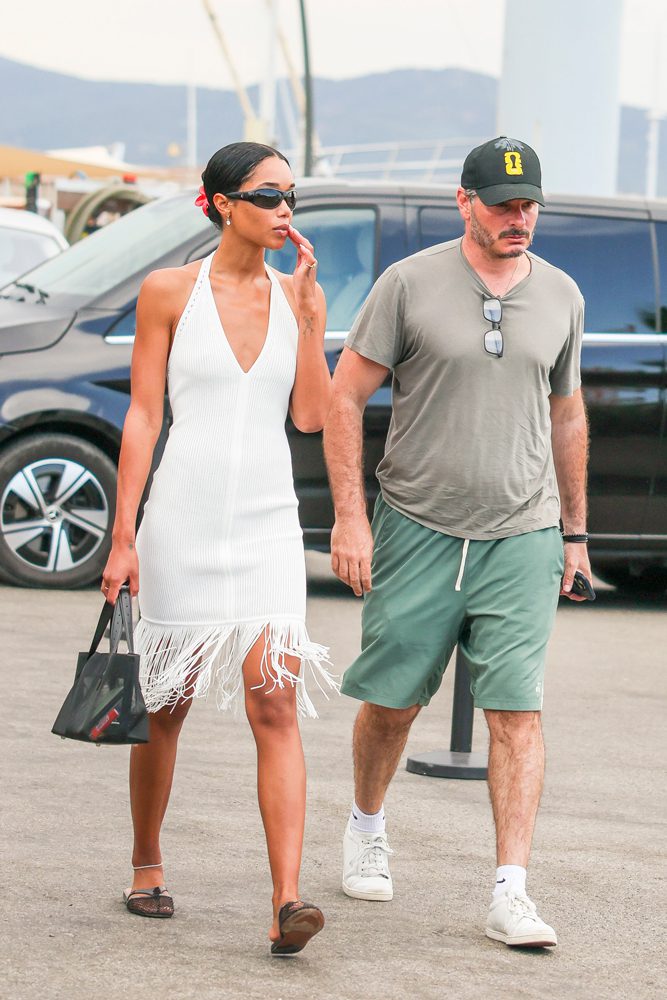Laura Harrier Mesh STAUD Bag Laura Harrier Mesh STAUD Bag