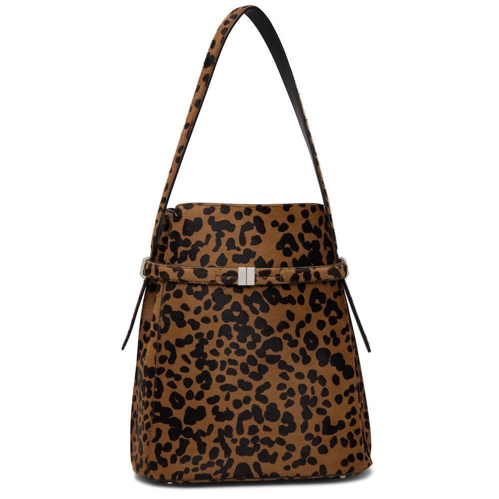 Toteme T Lock Leopard Bag