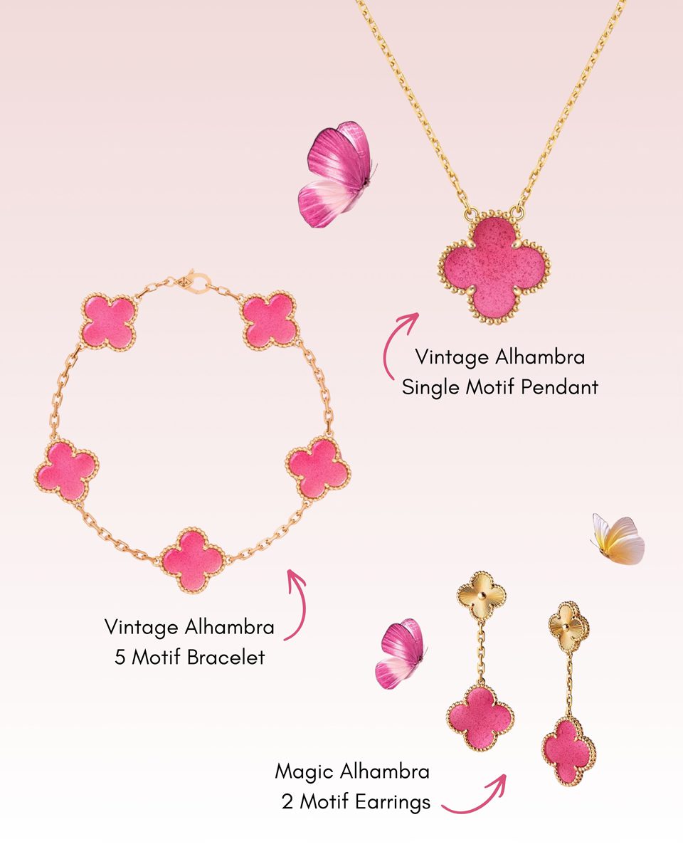 Van Cleef Pink Enamel Van Cleef Pink Enamel