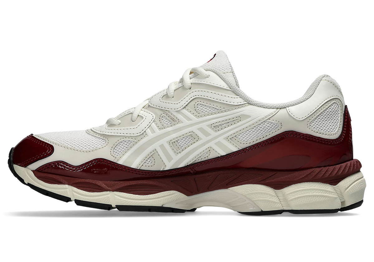 Asics Gel Nyc Cream Antique Red Patent Leather 1203b081 103 4