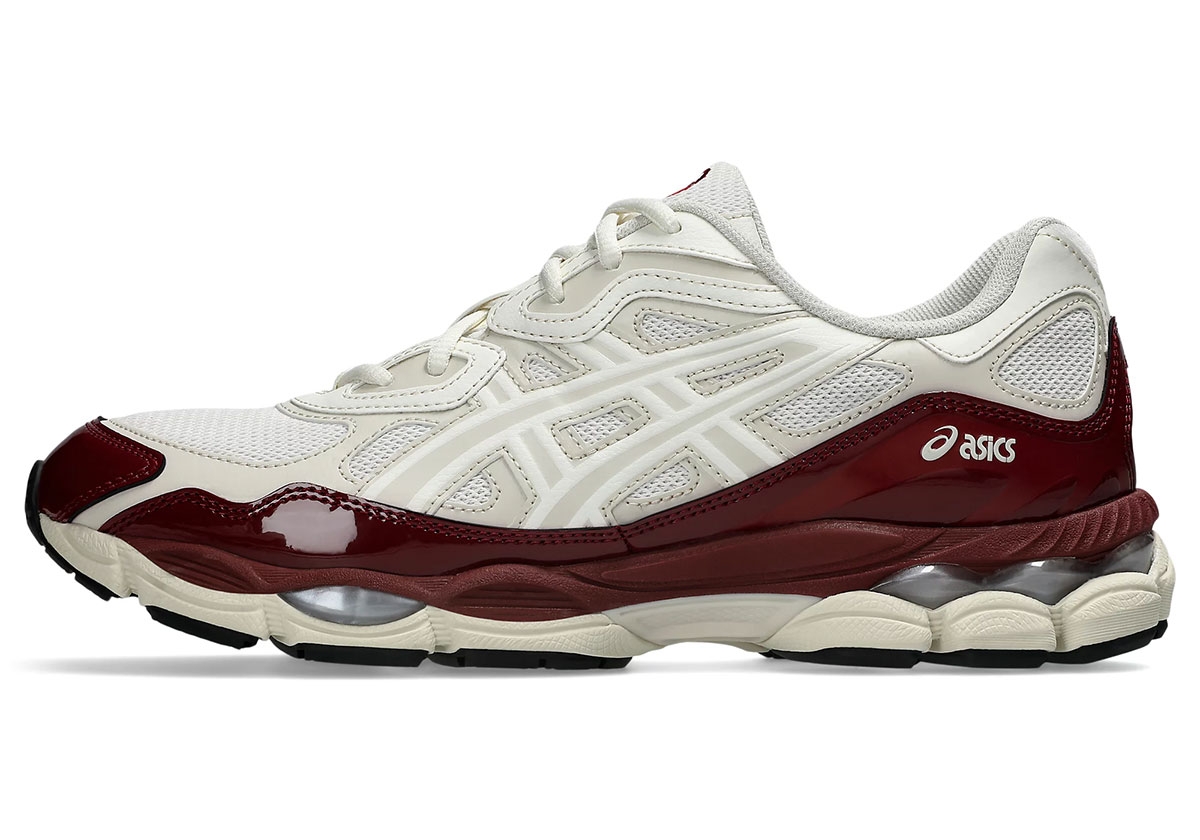 Asics Gel Nyc Cream Antique Red Patent Leather 1203b081 103 7