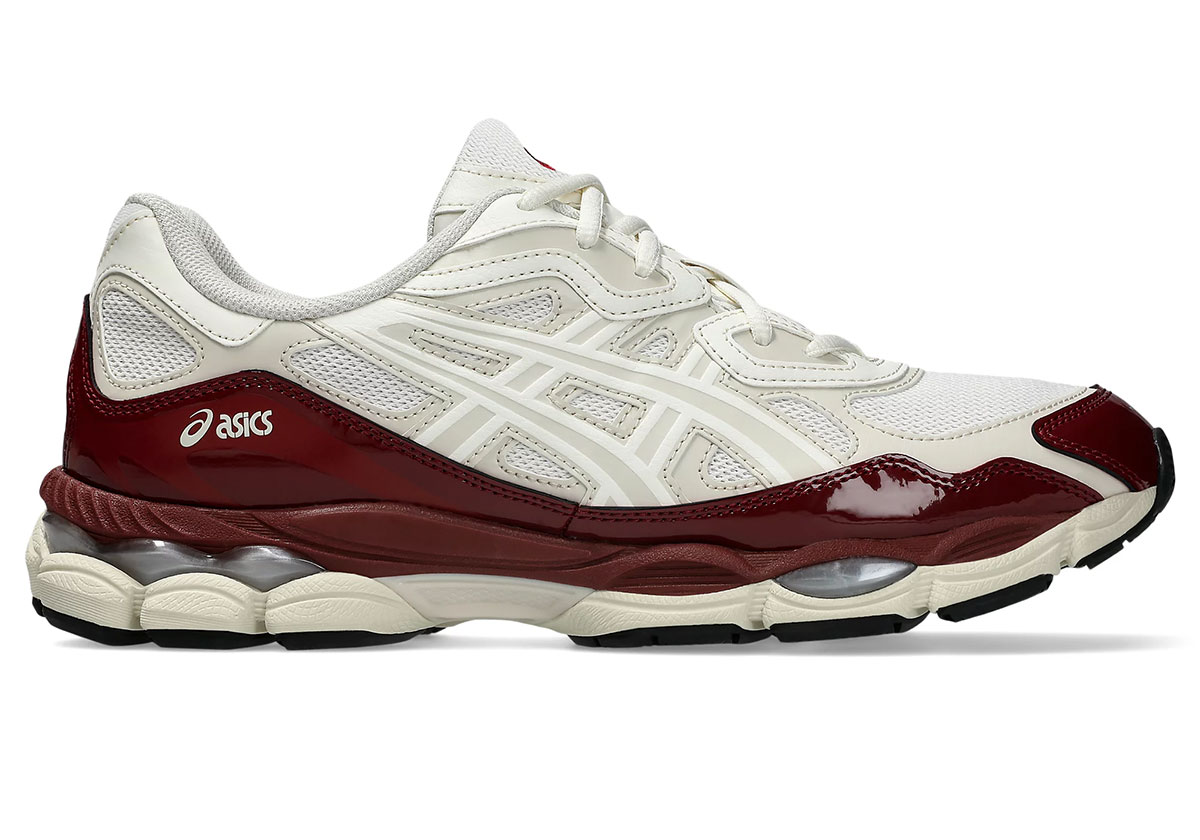 Asics Gel Nyc Cream Antique Red Patent Leather 1203b081 103 8