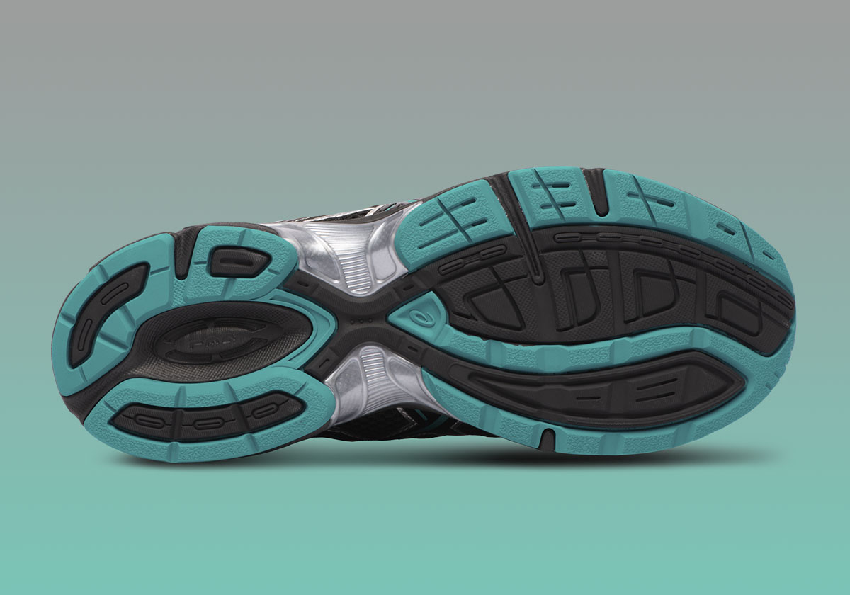 Foot Locker Asics Gel 1130 Black Teal Silver 2