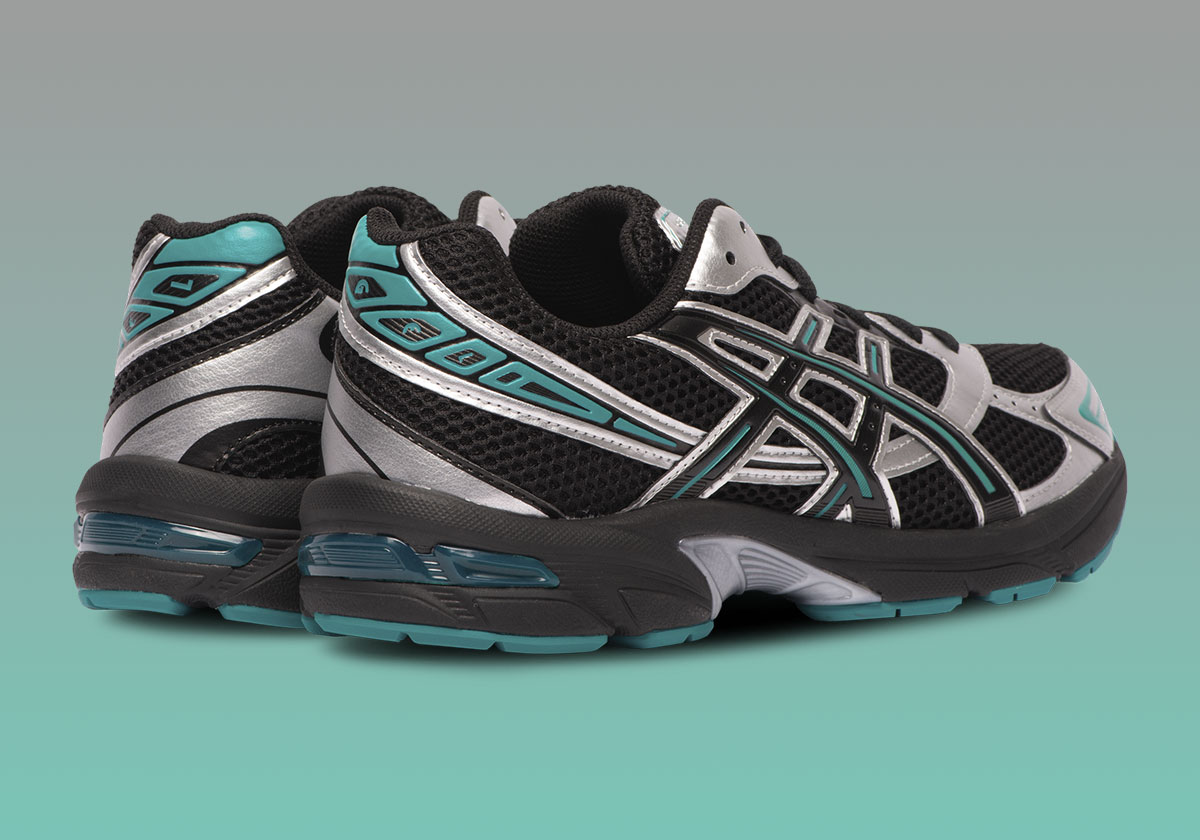 Foot Locker Asics Gel 1130 Black Teal Silver 3
