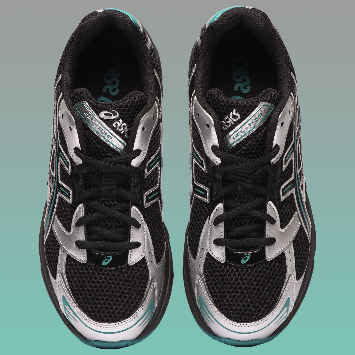 Foot Locker Asics Gel Cumulus 16 Black Teal Silver 1