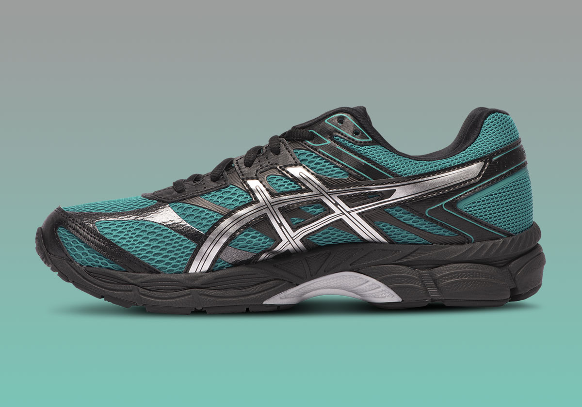 Foot Locker Asics Gel Cumulus 16 Black Teal Silver 4