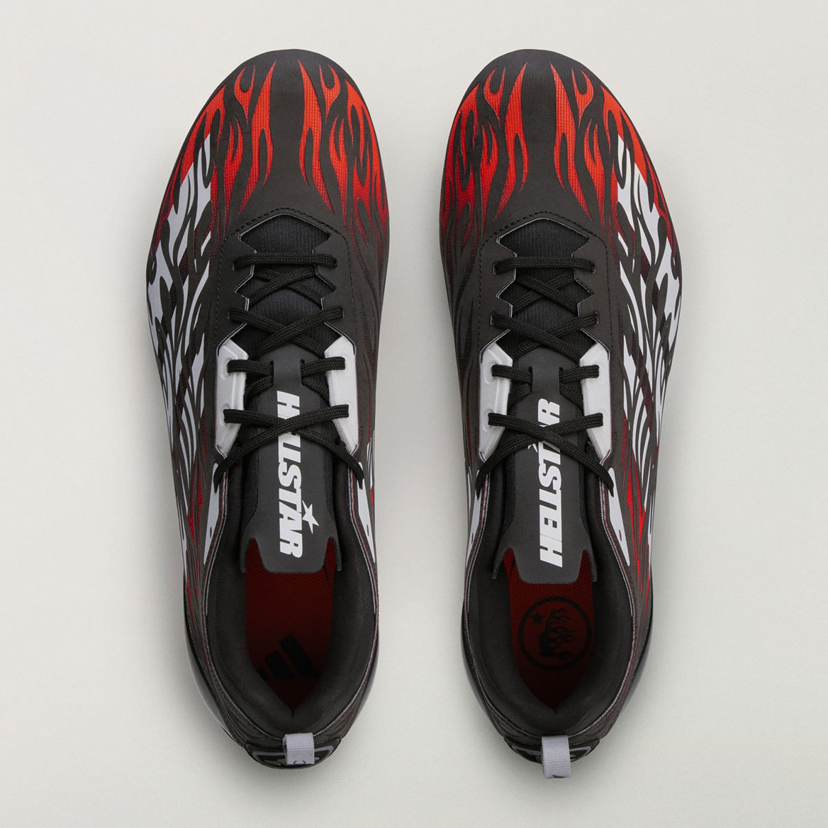 Hellstar Adidas Electric Ii Football Cleat Black Red La6357 2