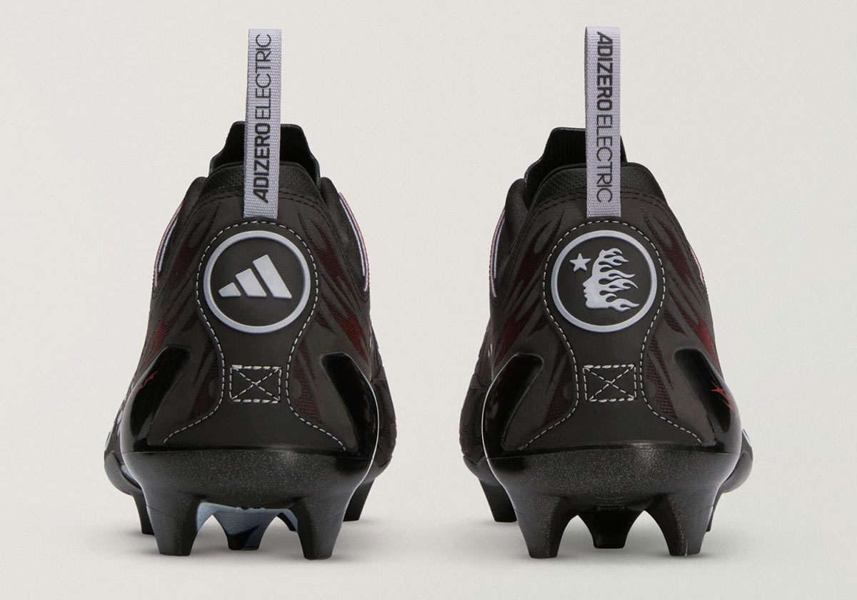 Hellstar Adidas Electric Ii Football Cleat Black Red La6357 7