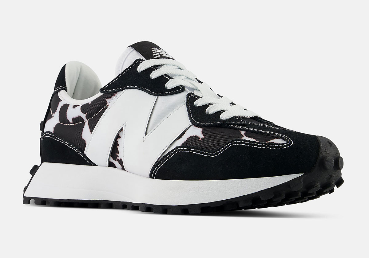 New Balance 327 Cow Print Black W327apa 5