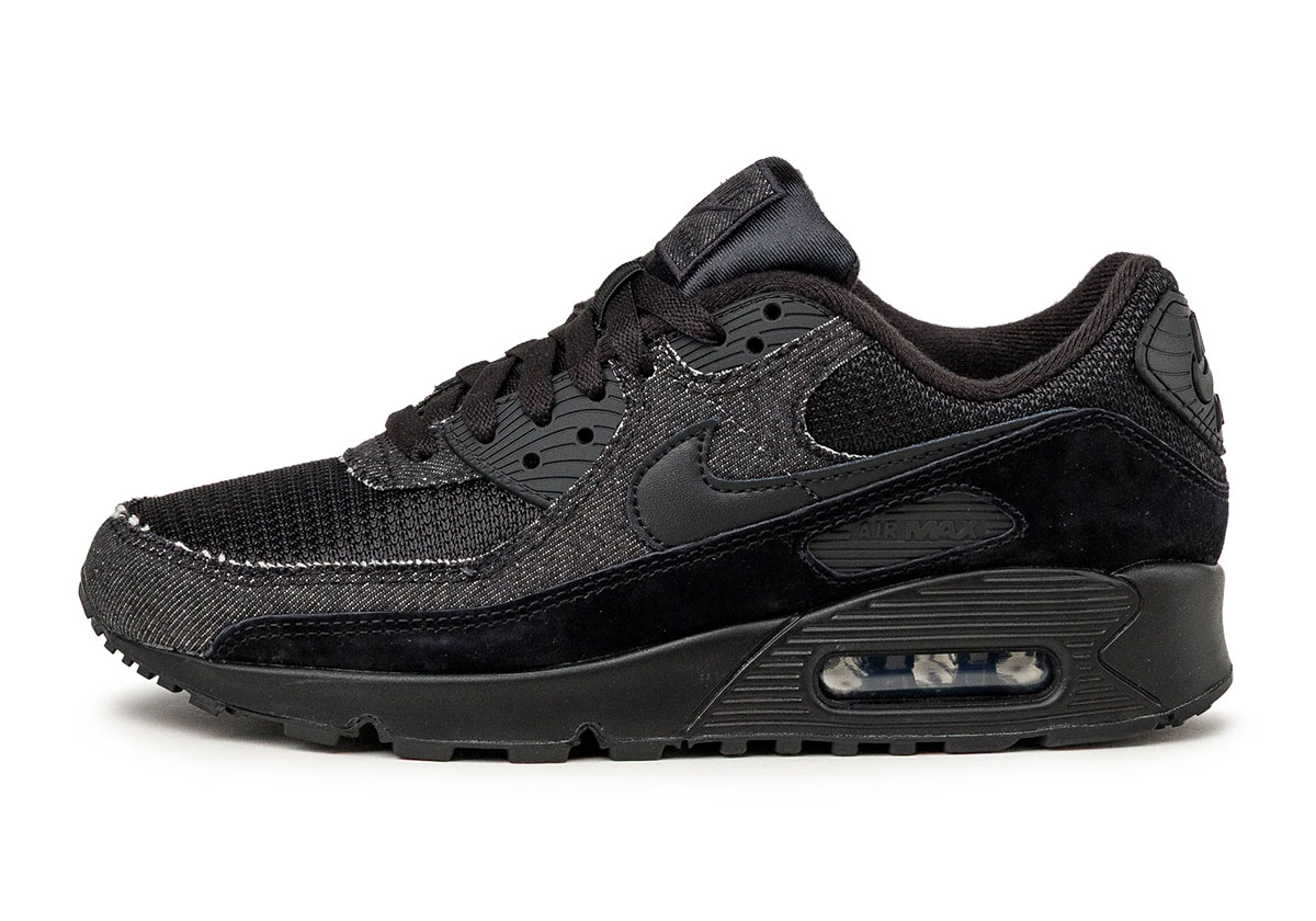 Nike Air Max 90 Black Denim Iw6365 001 2