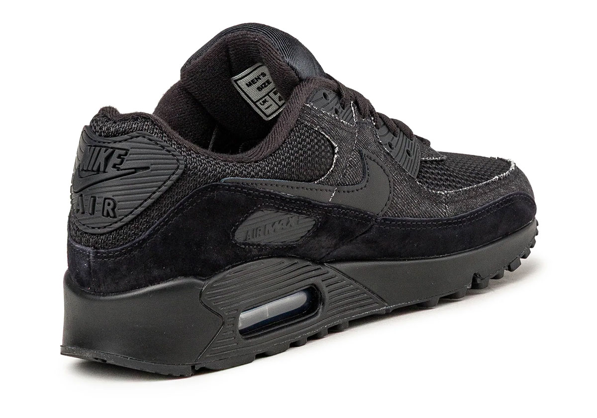 Nike Air Max 90 Black Denim Iw6365 001 3