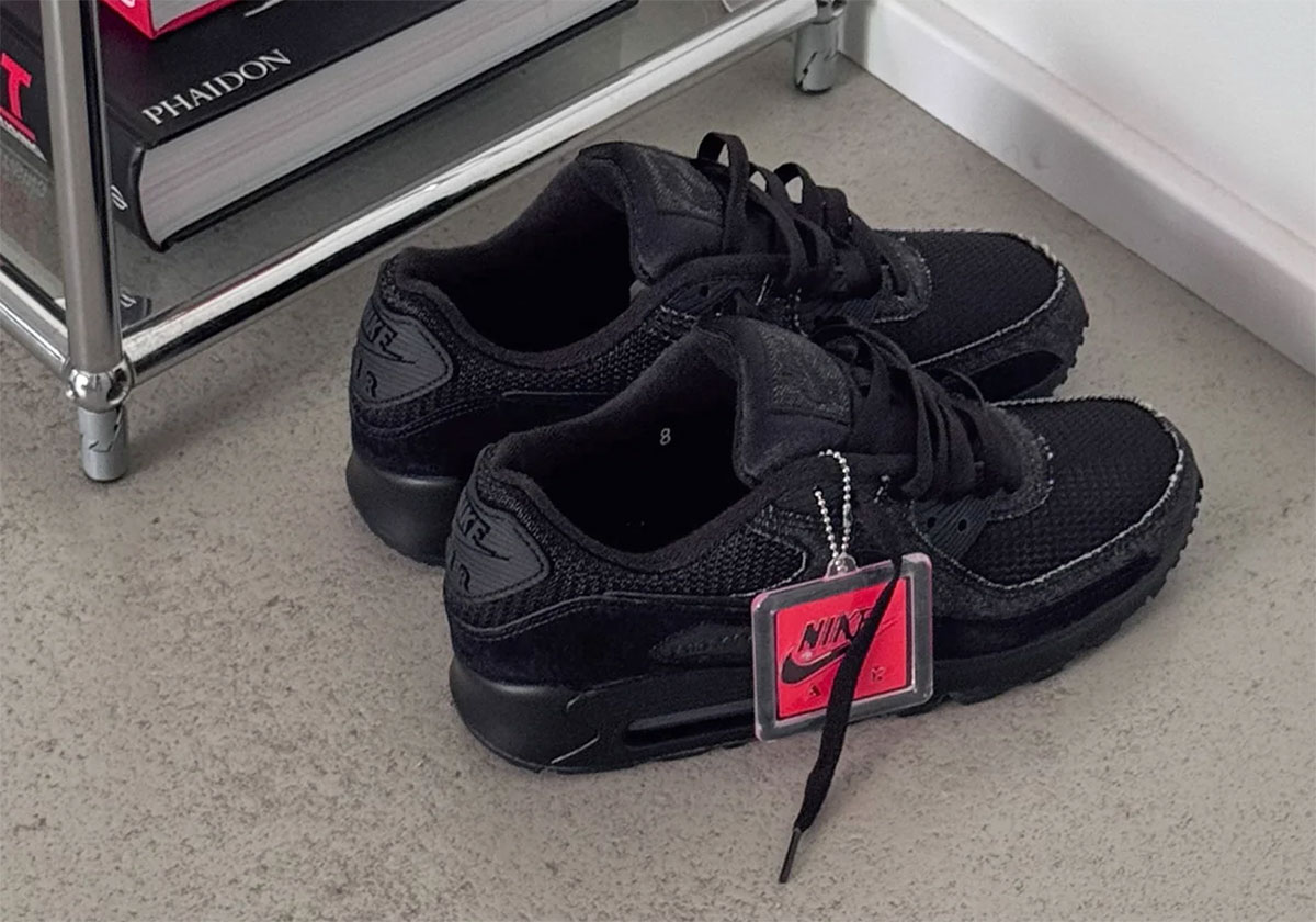 Nike Air Max 90 Black Denim Iw6365 001 5