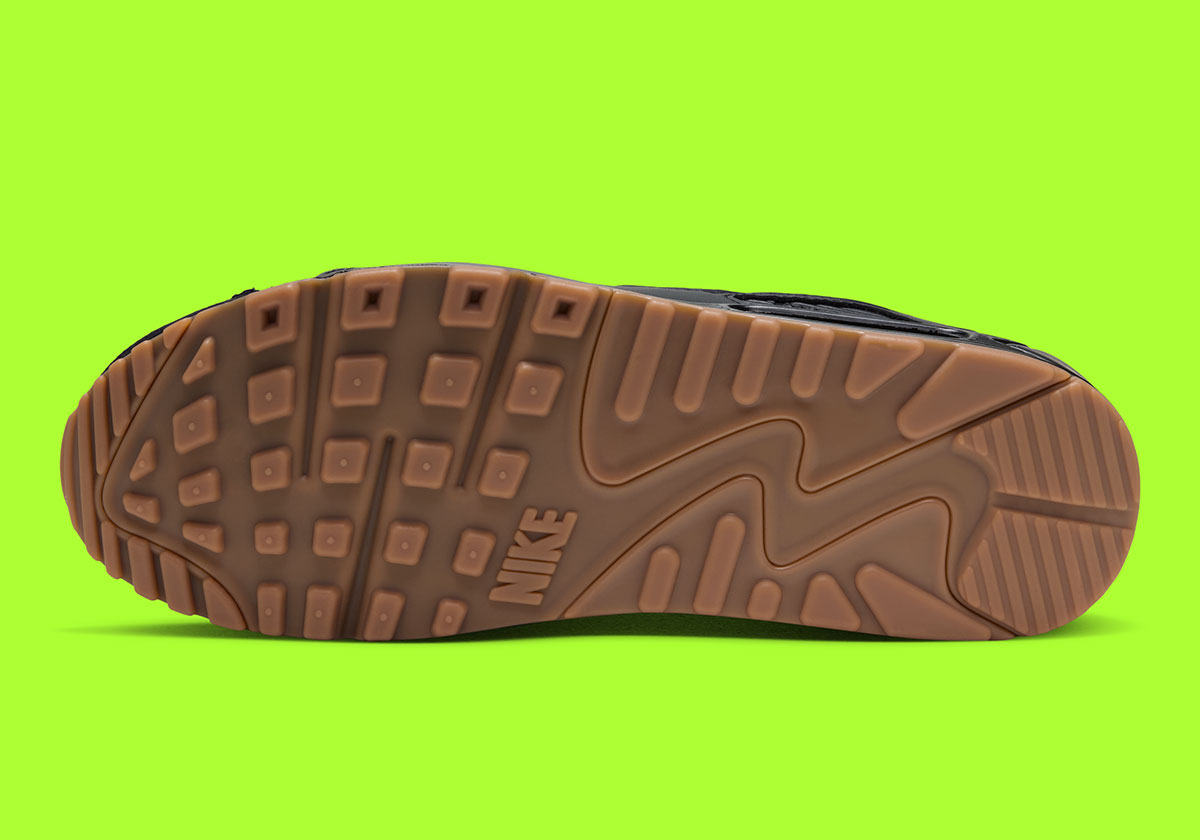 Nike Air Max 90 Premium Black Volt Iq7129 001 3